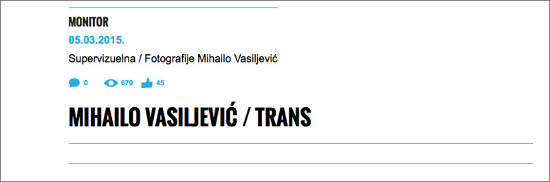 MVasiljevic Trans Supervizuelna